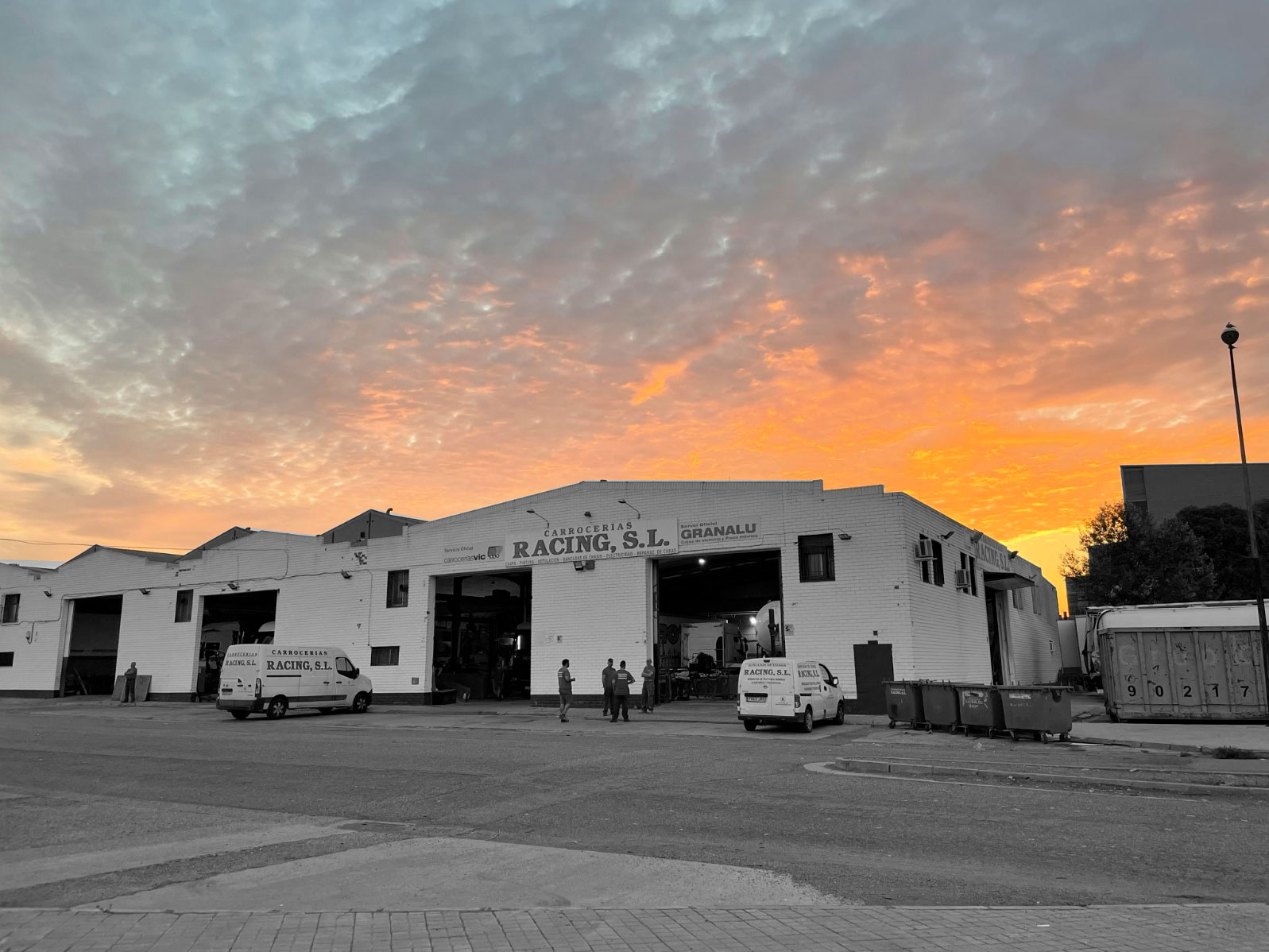 Carrocerías Racing Lleida - Atardecer